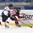 POPRAD, SLOVAKIA - APRIL 17: Switzerland's Tim Berni #21 stick checks Canada's Cody Glass #18 during preliminary round action at the 2017 IIHF Ice Hockey U18 World Championship. (Photo by Andrea Cardin/HHOF-IIHF Images)


